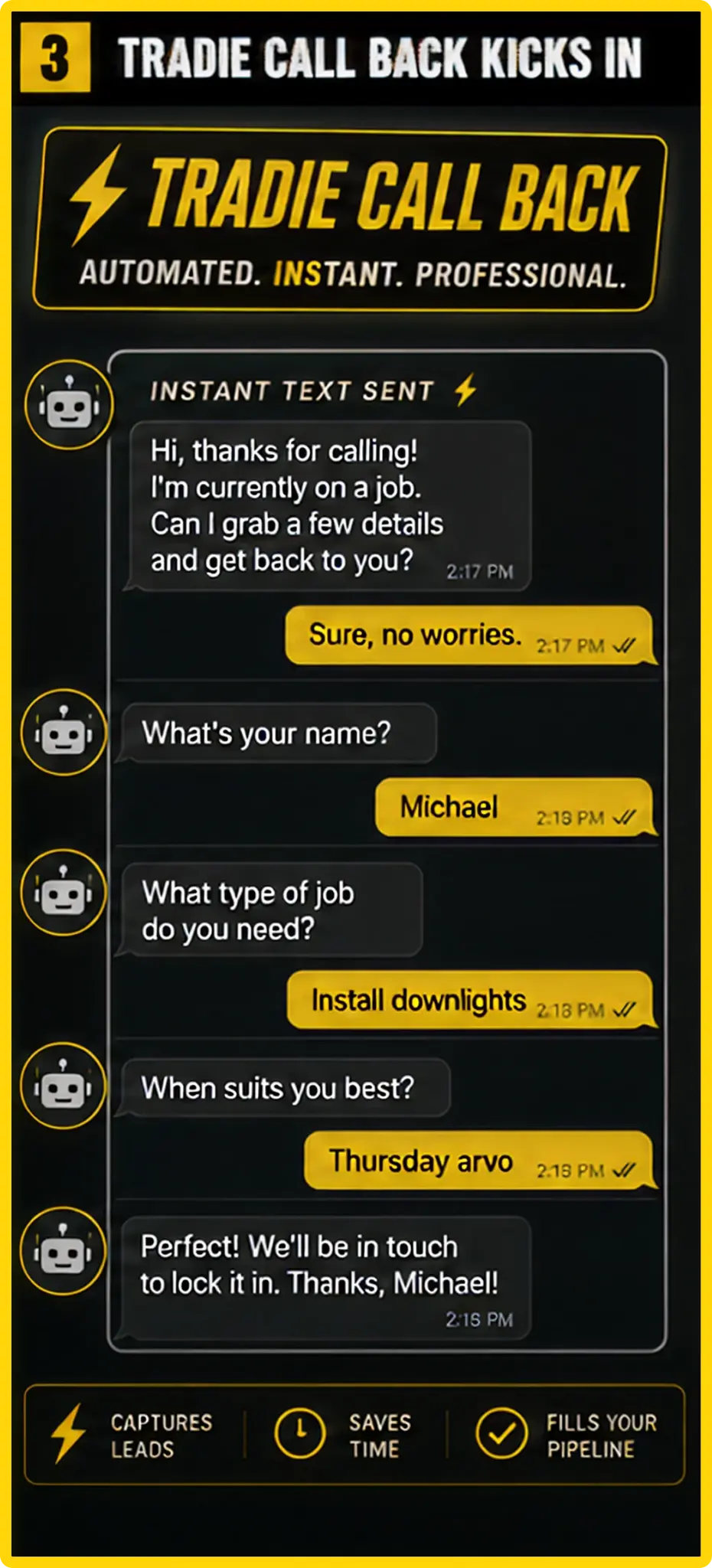 Step 2 — Missed call